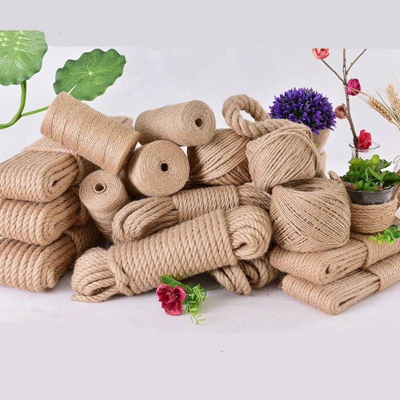 corde coton tissée traditionnelle 10mm 2mètres artisanat sacs vêtements textiles maison écologique haute qualité