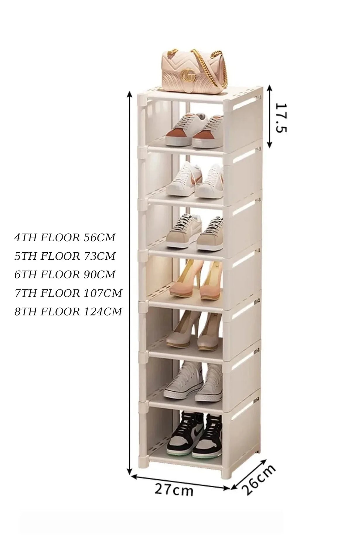 étagère chaussures moderne noir blanc matériau métal pp ps