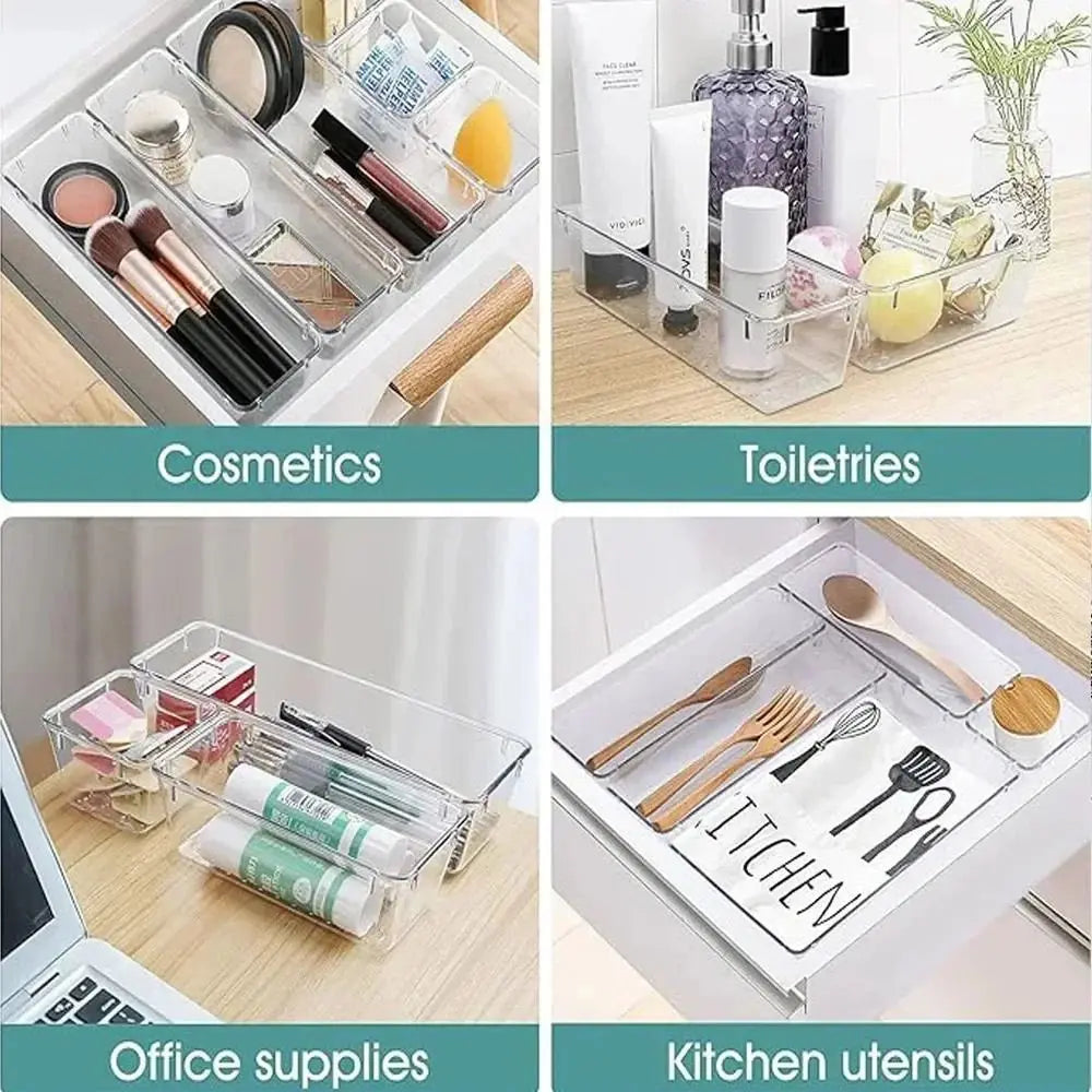 boîtes rangement transparentes modernes boîtes cosmétiques boîtes toilette boîtes boîtes cuisine empilables minimalistes
