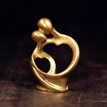 figurines decoratives bronze doré abstrait moderne minimalistes ornement decoration maison