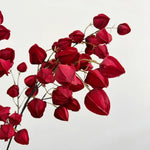 bouquet artificiel orange bleu rouge vert feuilles coeurs moderne intérieur decoration 98CM
