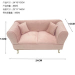 meubles miniatures salon rose velours cœurs romantique girly miroir coffre bijoux coussins figurines