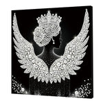 tableau décoratif brillantes motifs papillon art détaillé personnage dessins animés 25cm 25cm