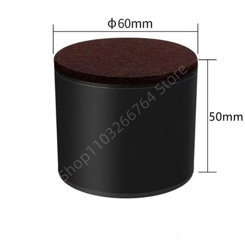pieds lit hauteur ajustable marron noir tissu moelleux adhésif moderne élévateur antidérapant métal fer