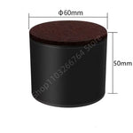 pieds lit hauteur ajustable marron noir tissu moelleux adhésif moderne élévateur antidérapant métal fer