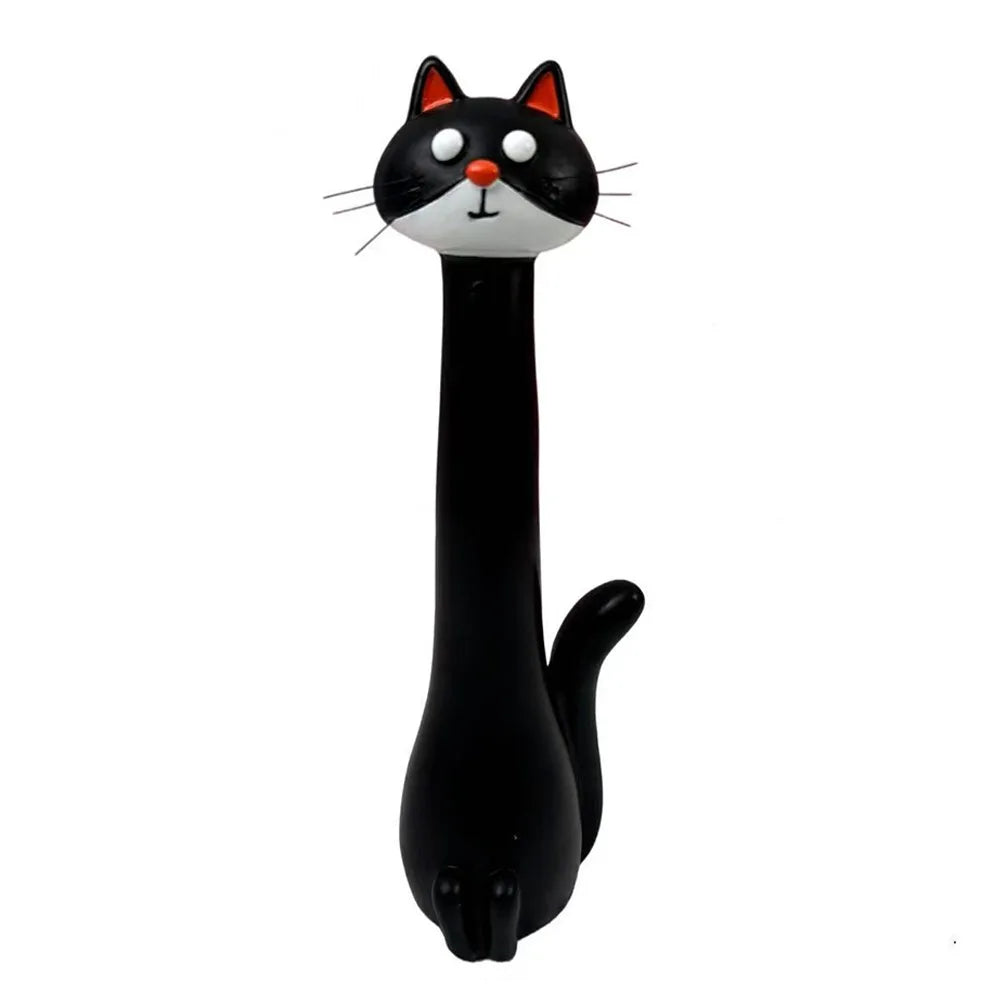 vases forme chat résine noire verte blanche jaune tigré moderne motifs chat