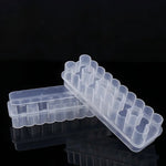 boîte rangement transparente réutilisable tubes tests 3ml pratique modernescrição