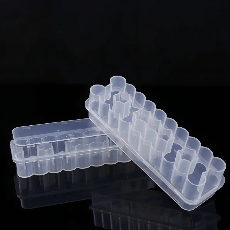 boîte rangement transparente réutilisable tubes tests 3ml pratique modernescrição