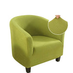housse fauteuil moderne carreaux gris blanc élastique décorative salon salon maison intérieur