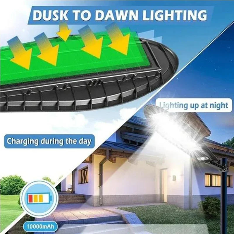 lampe solaire led noir moderne télécommande capteur infrarouge contemporain éclairage extérieur fixée tringle