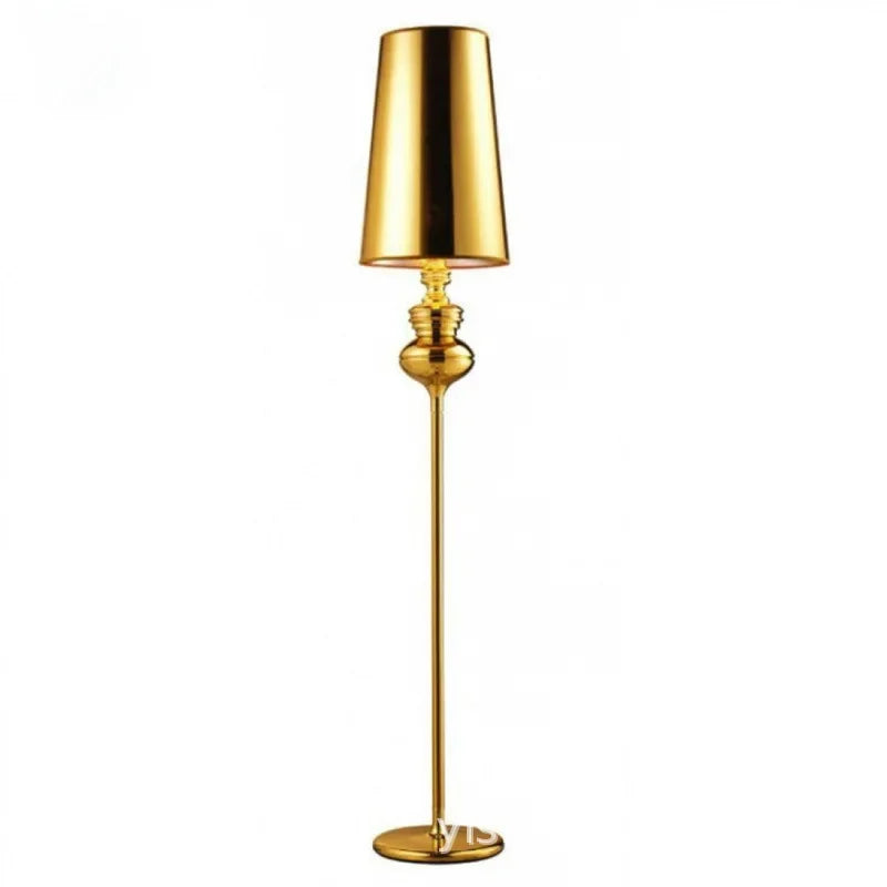 lampe sol moderne métal doré blanc salon chambre éclairage led intérieur élégant