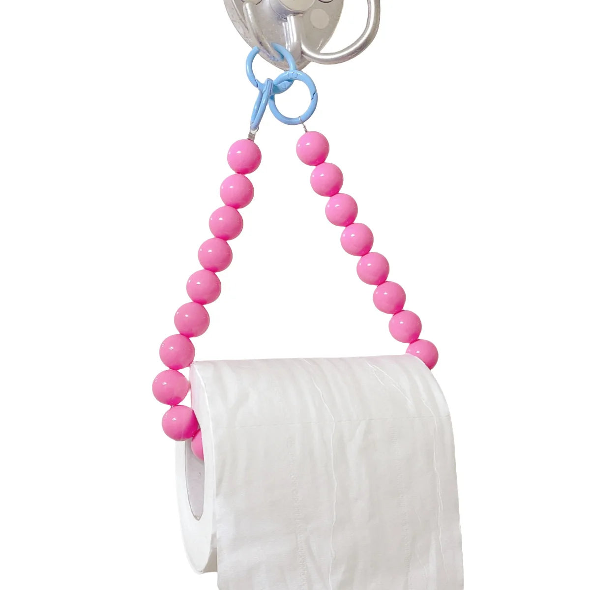 porte rouleau papier toilette moderne rose bleu vert blanc salle bain sans perçage