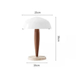 lampe table moderne verre blanc base marbre éclairage led blanc nordique intérieur chambre coucher