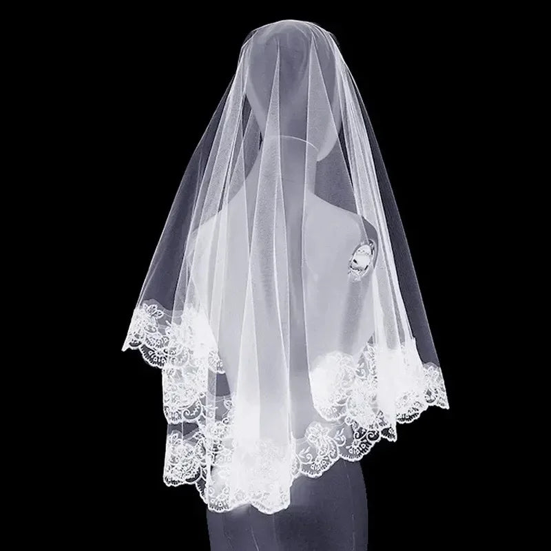 voile mariée femme noir dentelle transparente peigne classique accessoire coiffure événementiel halloween