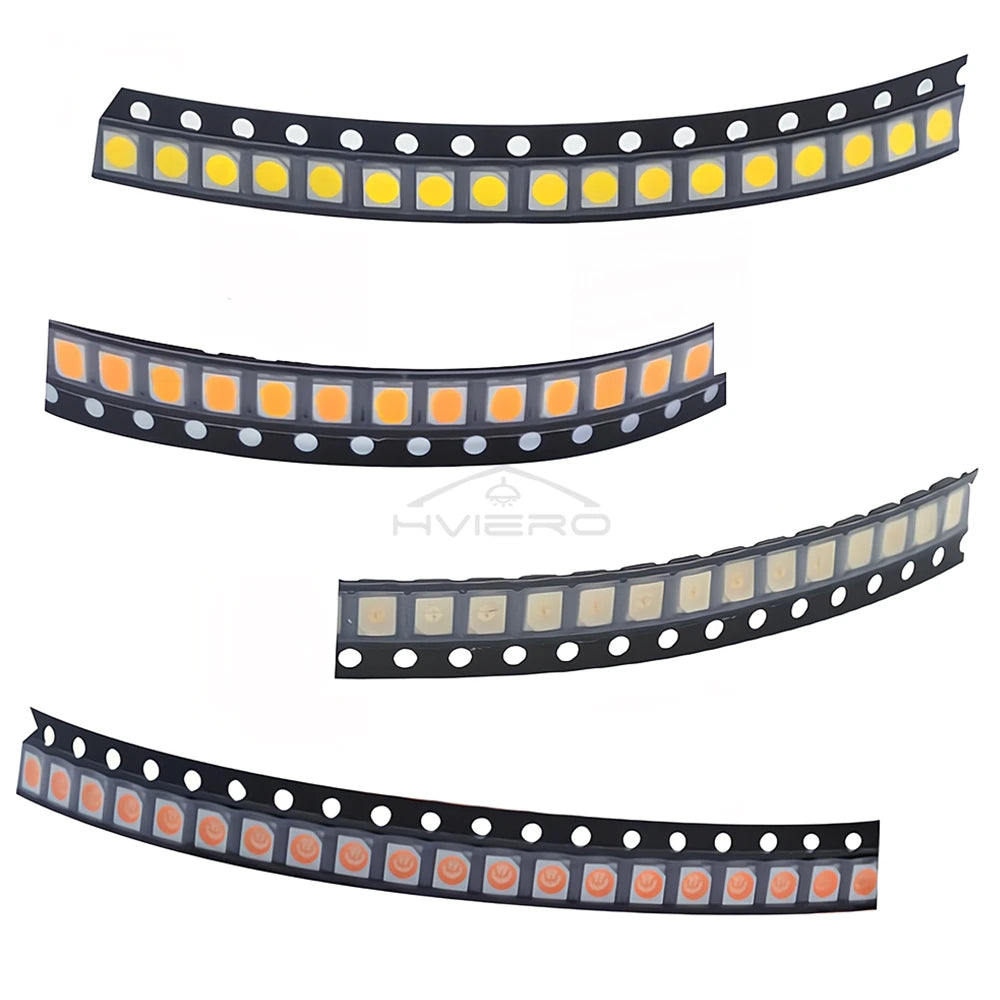 diodes led smd 1210 jaune rouge blanc rose violet orange moderne 1000 pièces