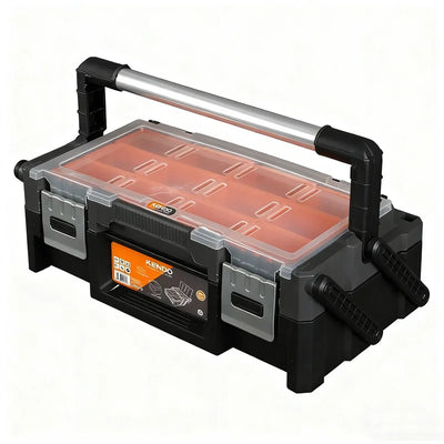 Boîte de rangement vis pliable multifonctionnelle jaune et noir