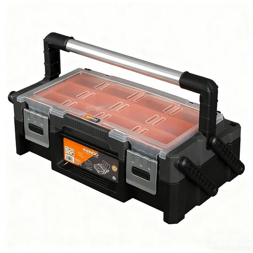 Boîte de rangement vis pliable multifonctionnelle jaune et noir