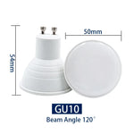 Ampoule LED E14 E27 GU10 MR16 6W 250 lumens blanc moderne 25000h opacité chambre