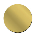 miroirs acryliques stickers or argent modernes ronds autoadhésifs 10cm 15cm 20cm 30cm