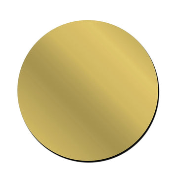 miroirs acryliques stickers or argent modernes ronds autoadhésifs 10cm 15cm 20cm 30cm