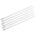 tiges rideau transparentes sans motif moderne stores verticaux accessoires rideaux longues baguettes inclinables