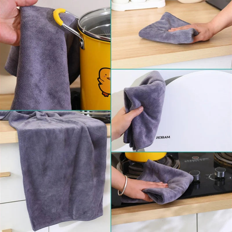 serviettes microfibres violet gris velours absorption rapide serviettes salon coton polyester moderne halloween