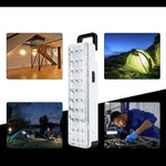 lampe secours led rechargeable automate urgence maison blanc moderne opacité poignée amovible usb charge