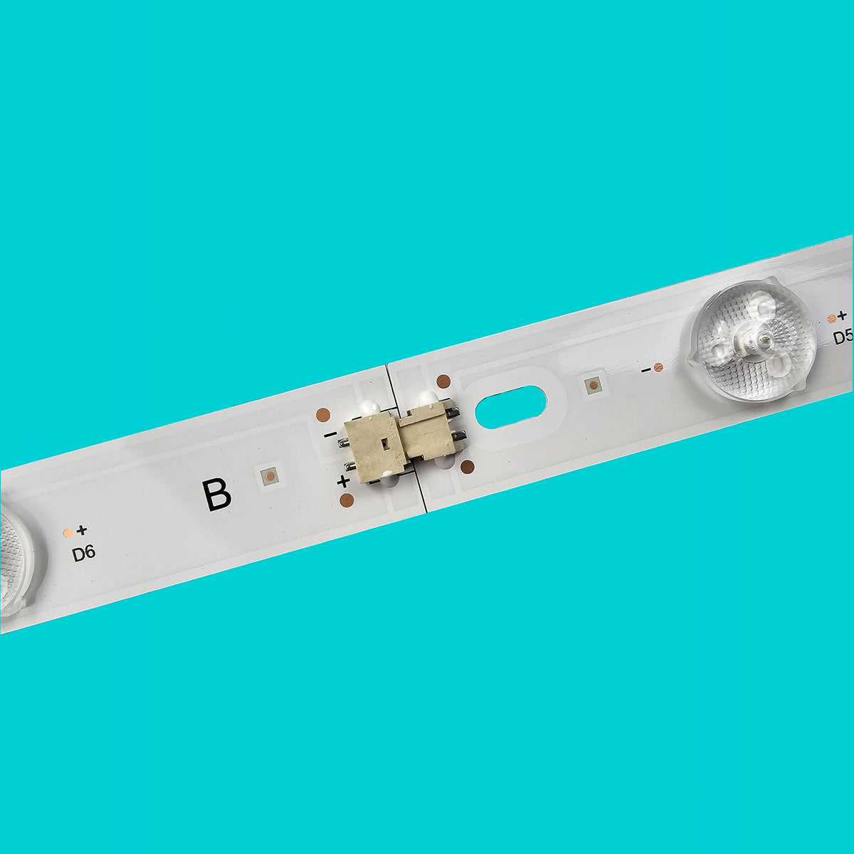 bande lumineuse led adhésive moderne blanc points circulaires connecteur électrique