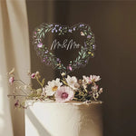 décoration gâteau transparente fleurs vertes happy birthday clips anniversaire mariage baptême événement