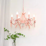 Lustre romantique rose pour petite fille
