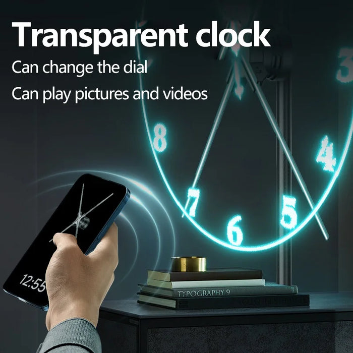 Horloge murale LED 3D cyberpunk design moderne
