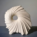 vase blanc moderne spirale opaque décoration intérieure table minimaliste contemporain