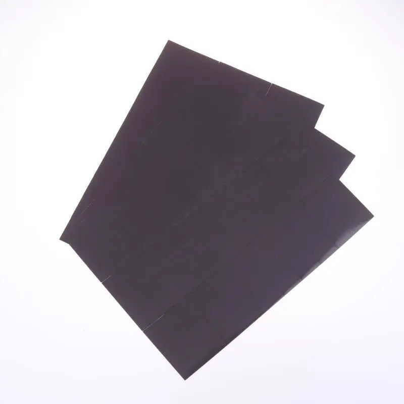 autocollants noirs modernes adhésifs 150 pièces 20cm 15cmOpaque uni réfrigérateur