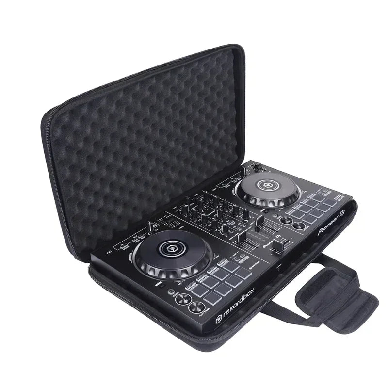 sac main noir polyestère moderne poignées tridimensionnel protection dj controller portable rangement articles divers