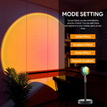 lampe table led noir télécommande batteries aaa changeantes modernes translucentes selfies