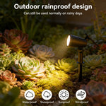 projecteur solaire led ip65 étanche réglable lumière jardin moderneextérieur(rgb chaleureuse)