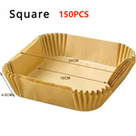 papier cuisine antiadhésif tapis friteuse air moderne rectangle rond 100pcs 150pcs 200pcs respectueux environnement