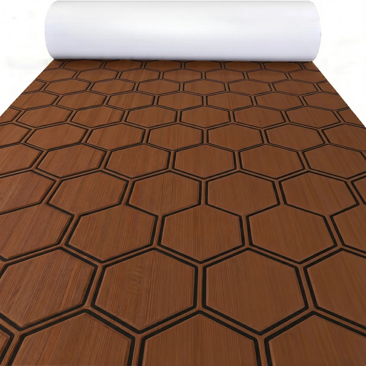 tapis sol mousse eva hexagon noir vert moderne antidérapant adhésif camping surf