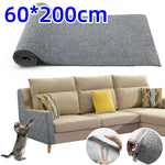 tapis protection meuble gris texture tissée adhésif moderne 60x200cm nylon
