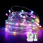 guirlande lumineuse led blanc chaud telecommande decoration noel mariage interieur