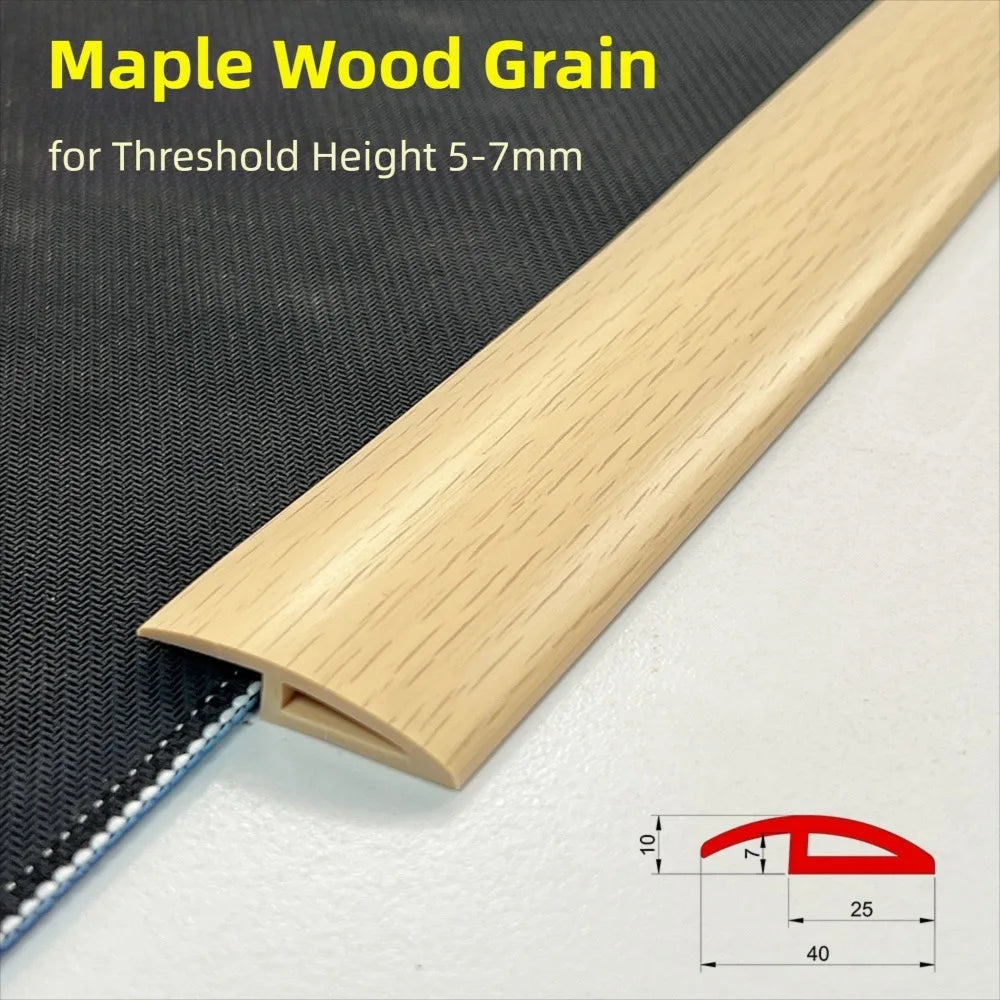 joint seuil pvc marron texture bois naturelle adhésif moderne protection rouge 10mm 40mm 7mm