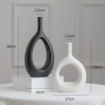 vase moderne blanc céramique table decoration intérieur art contemporain simple