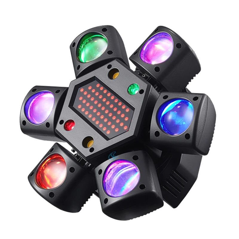 haut parleur multi directionnel noir moderne bras télécommande boîtier contrôle éclairage scène DJ disco