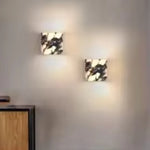 lampe murale moderne marbre blanc noir jaune éclairage led 6000k 4000k 3000k interrupteur