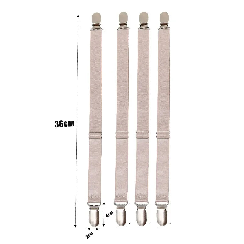 attaches lit clips métalliques couleur noir blanc beige pack 10pcs fixations housse matelas
