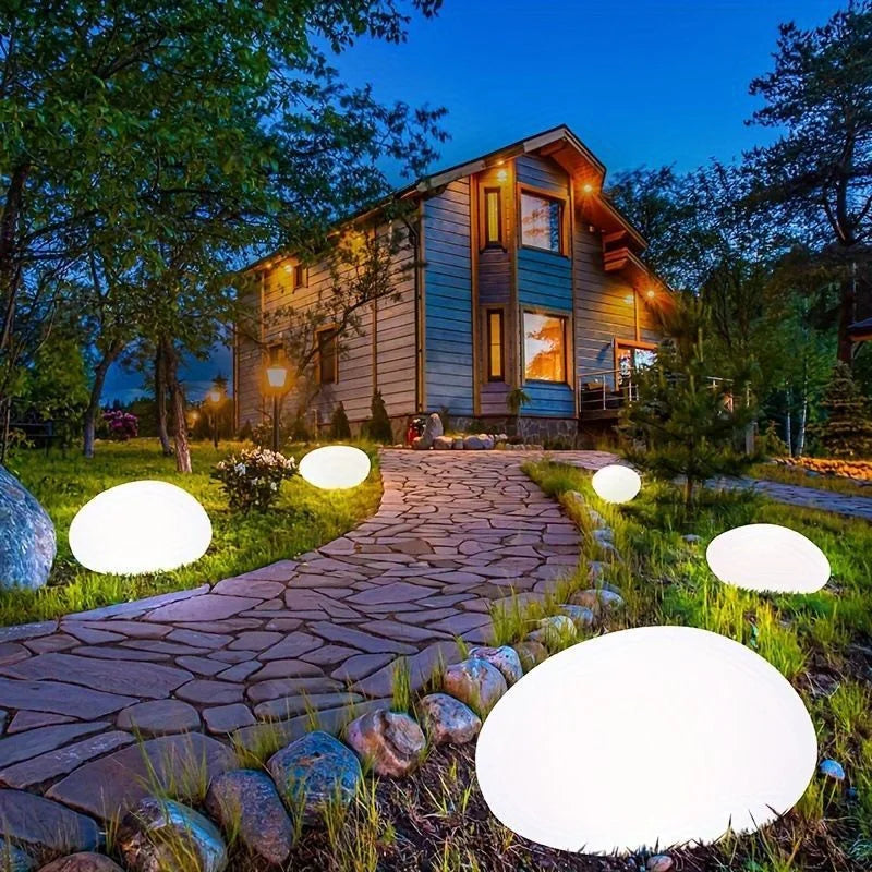 lampe solaire moderne blanc ip65 led autonome jardin piscine chemin decoration exterieureurgence