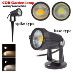 lampe jardin led spike noir moderne étanche ip65 5w 9w ac85v265v dc12v