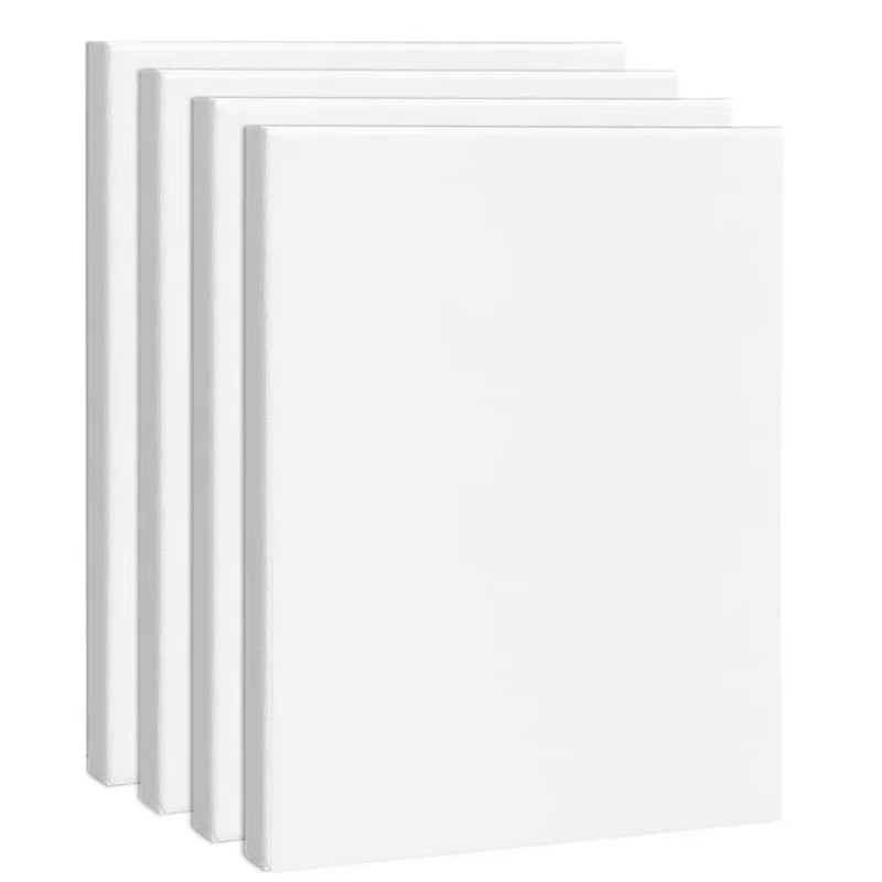 toile peinte blanc texture tissée moderne cadre bois fixation pack pièces