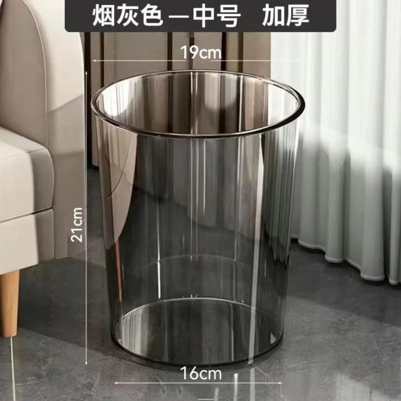 poubelle moderne transparente or grande chambre salon salle bain minimalistestyle