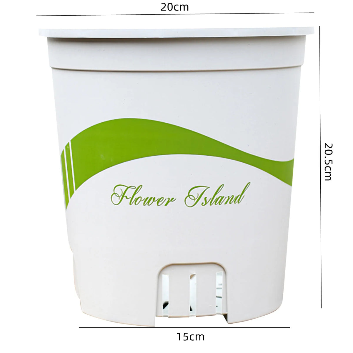 pots fleurs modernes transparents plastique grille tailles adhésif support fleur couvercle